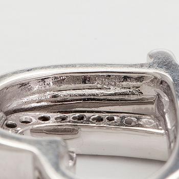 Hänge, 14K vitguld, briljantslipade diamanter.