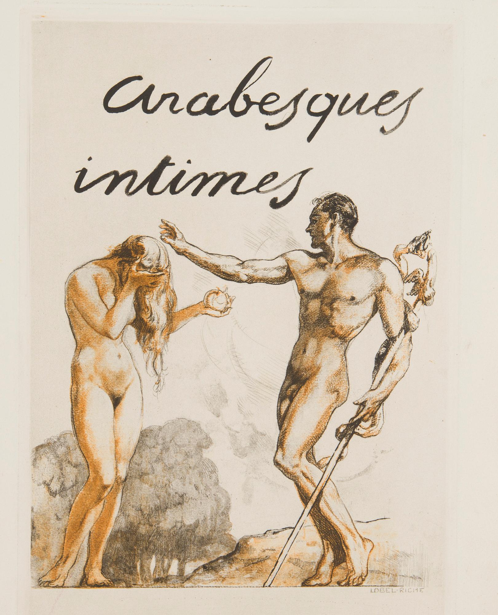Alméry Lobel-Riche, kansio eroottisia etsauksia, "Arabesques Intimes".