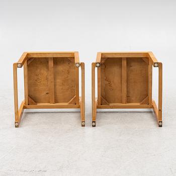 A set of six chairs, so-called "Orchestra chair", mid-20th century.