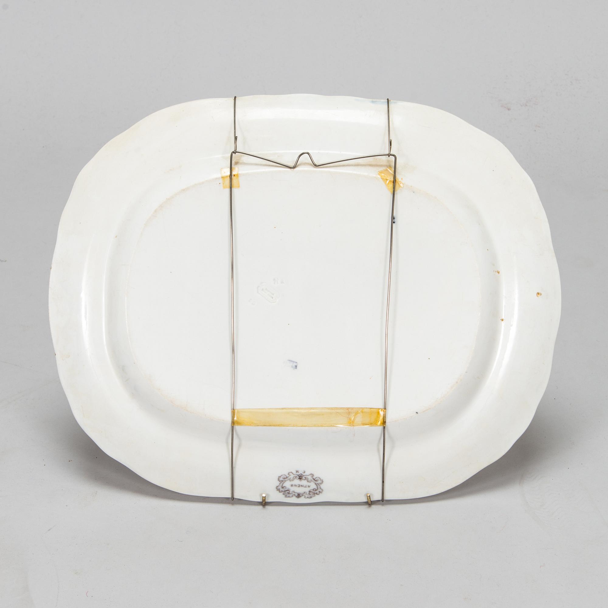 Matservis, 7 delar, "Athens", Charles Meigh, England, 1835-1849.