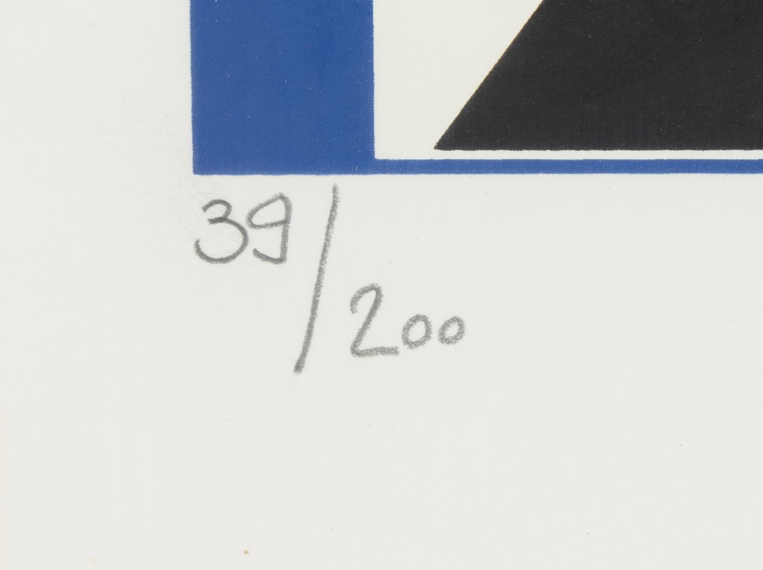 Jean Baier, färgserigrafi, signerad och numrerad 39/200.