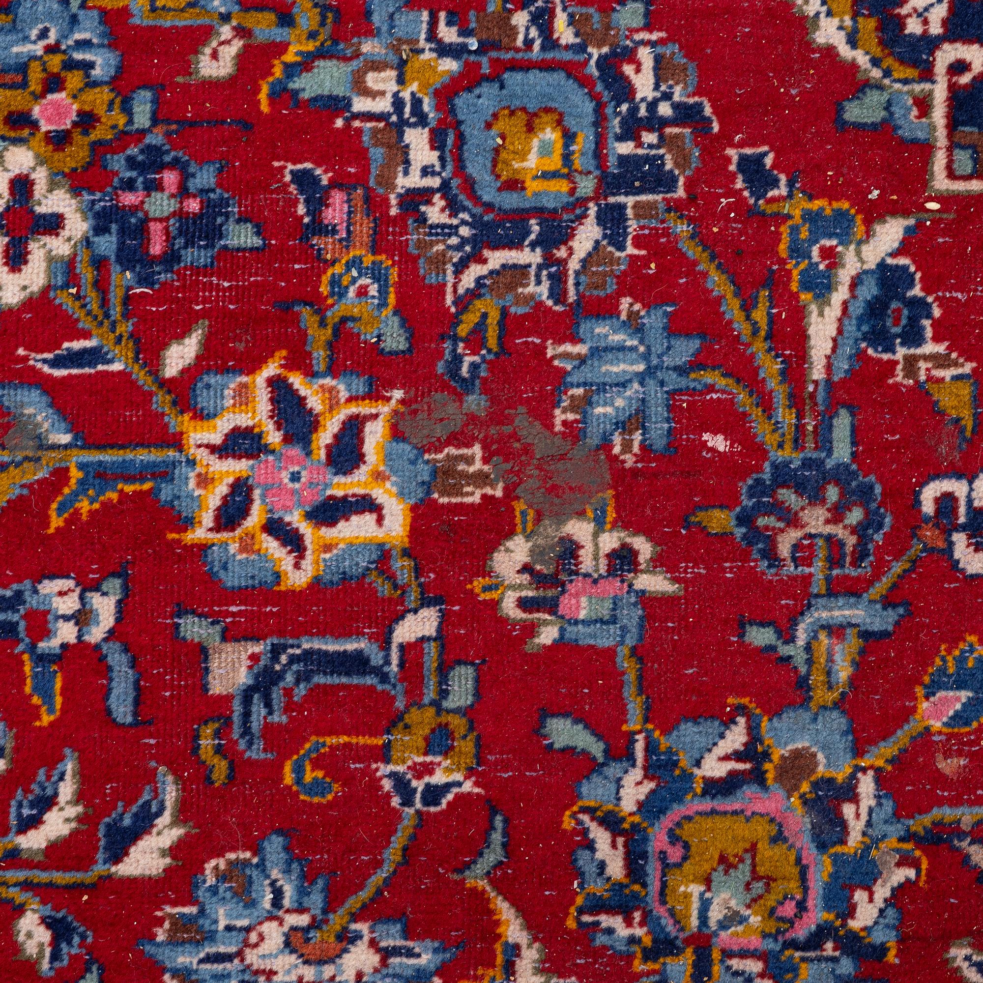 Carpet, Keshan, approx. 400 x 295 cm.