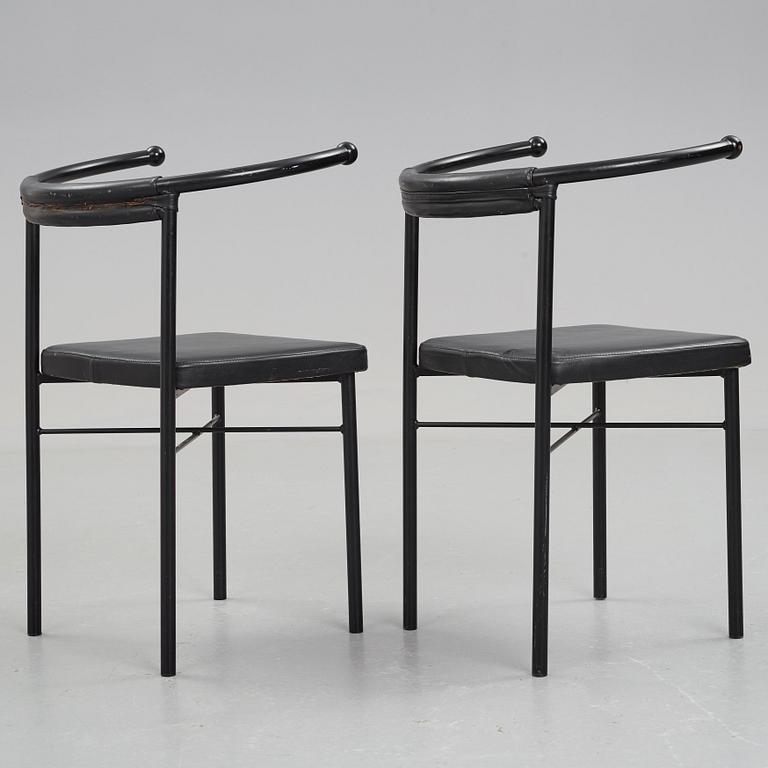 Jonas Bohlin, "Point", stolar, 8 st, Källemo AB, Värnamo, efter 1985.