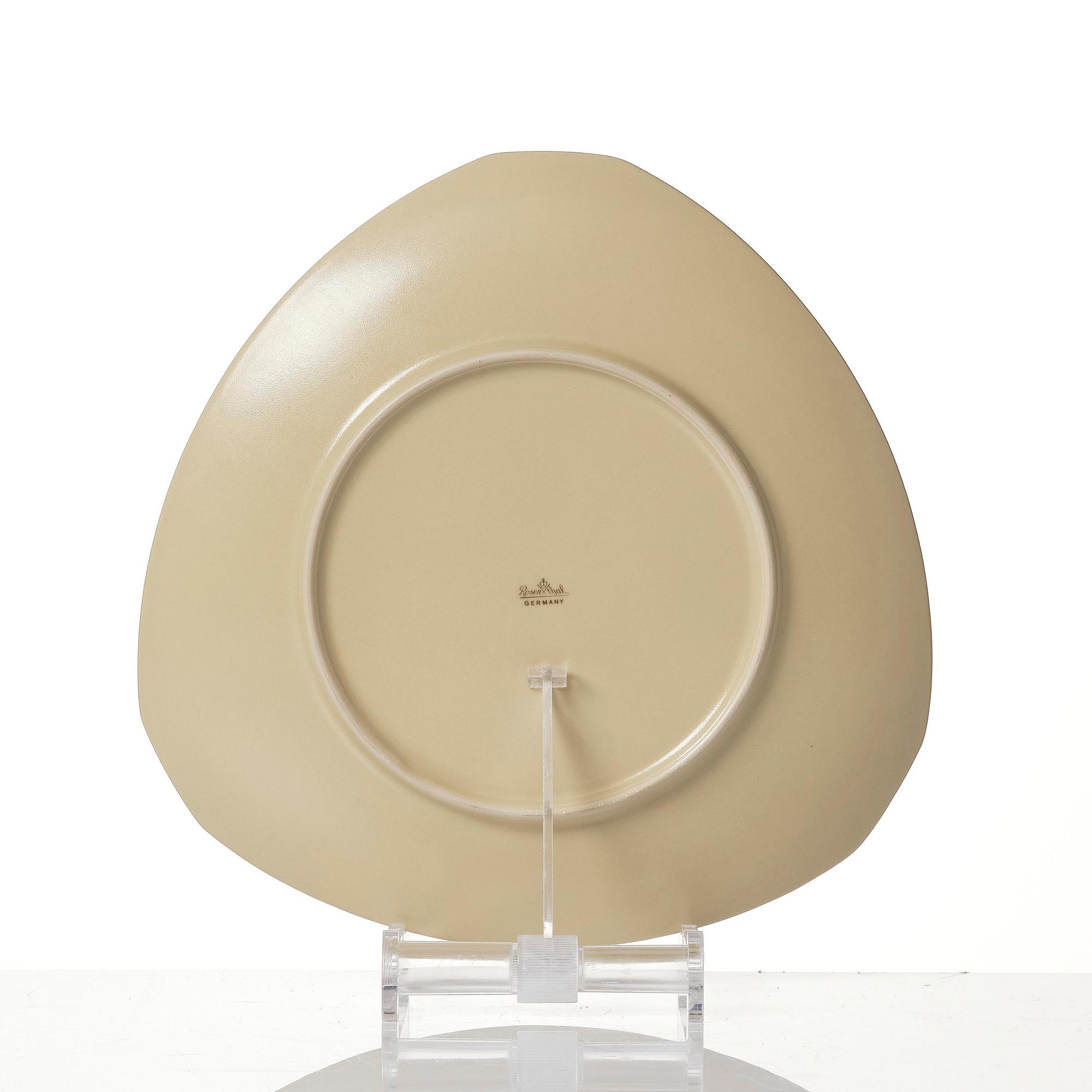 Dorothy Hafner, a 47-piece "Flash" ceramic dinner service, Rosenthal, Germany, post 1984.