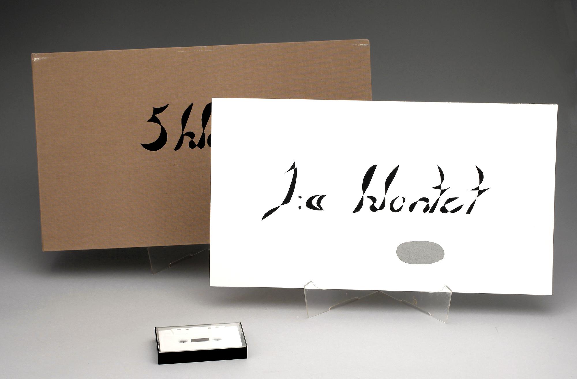 PIERRE OLOFSSON, portfölj med 6 serigrafier och kassetband.