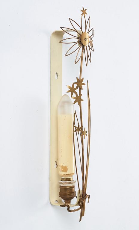 Hans Bergström, a wall lamp for Atljé Lyktan, Åhus Sweden 1940's.