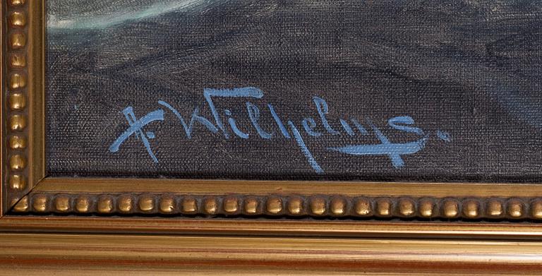 Alexander Wilhelms, olja på duk, signerad.