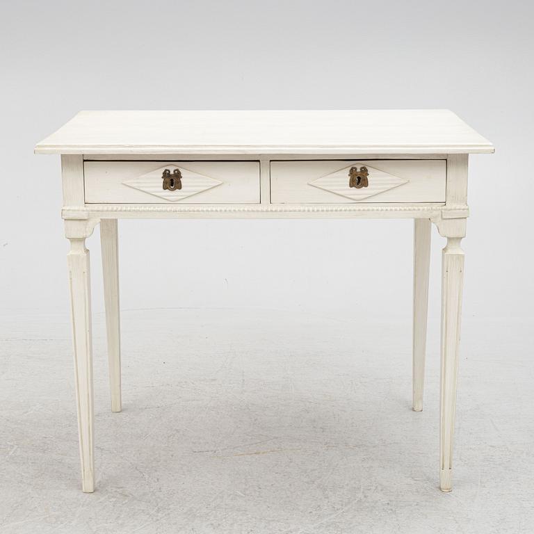 A Gustavian style desk, early 20th Century.