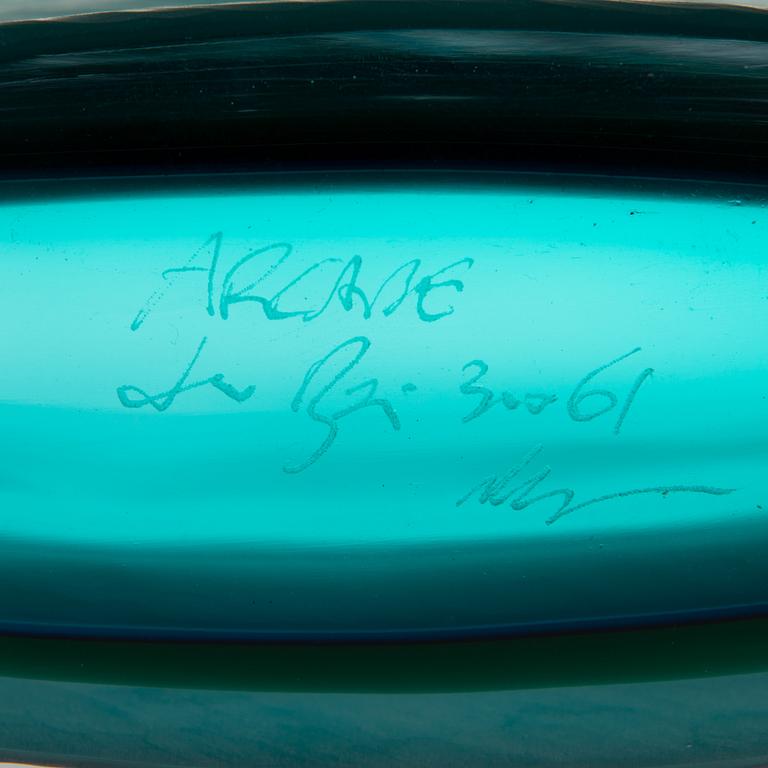 IVAN BAJ, a signed Murano art glass vase for Arcade, early 2000s.