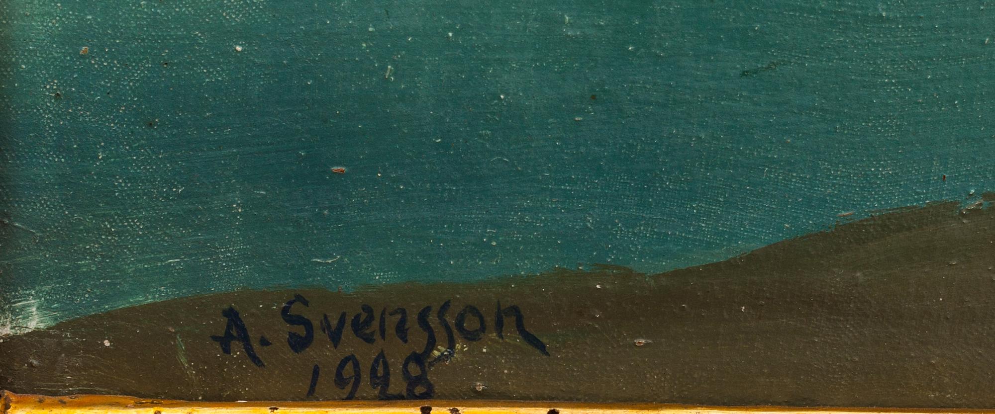 ARON SVENSSON, olja på duk, signerad och daterad 1928.