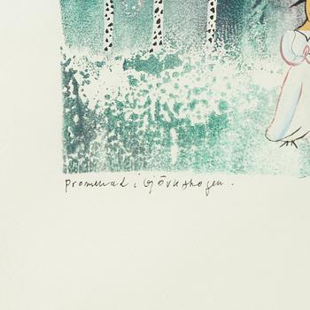 Madeleine Pyk, "Promenad i björkskogen".