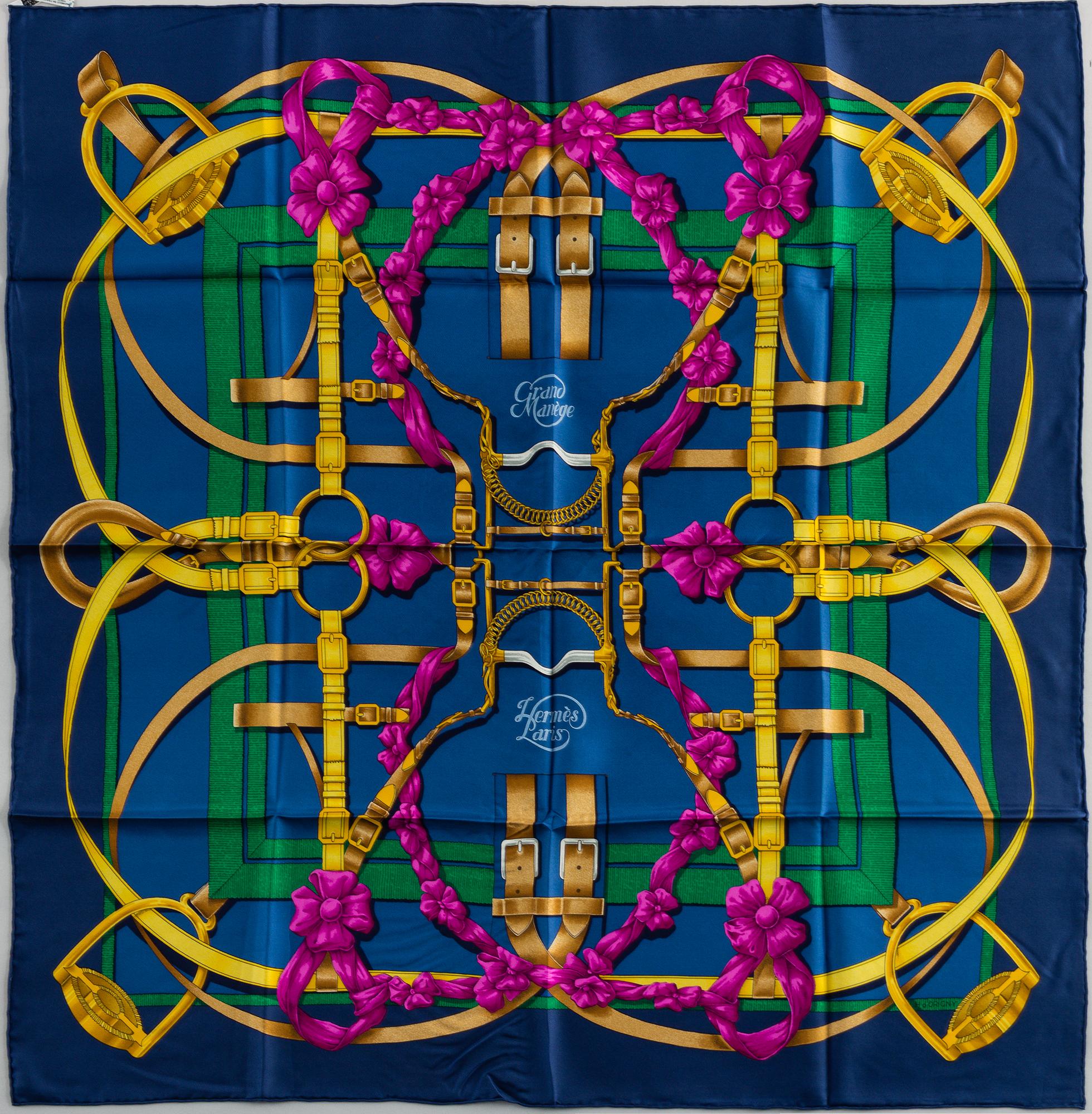 HERMÈS, "Grand manege", Scarf.