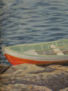 Gustaf Fjaestad, Eka by the stones.