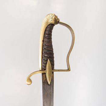 A French Husar officer sword around 1800-1810.