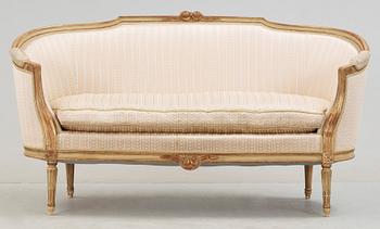 BADKARSSOFFA, gustaviansk stil, 1900-talets första hälft.