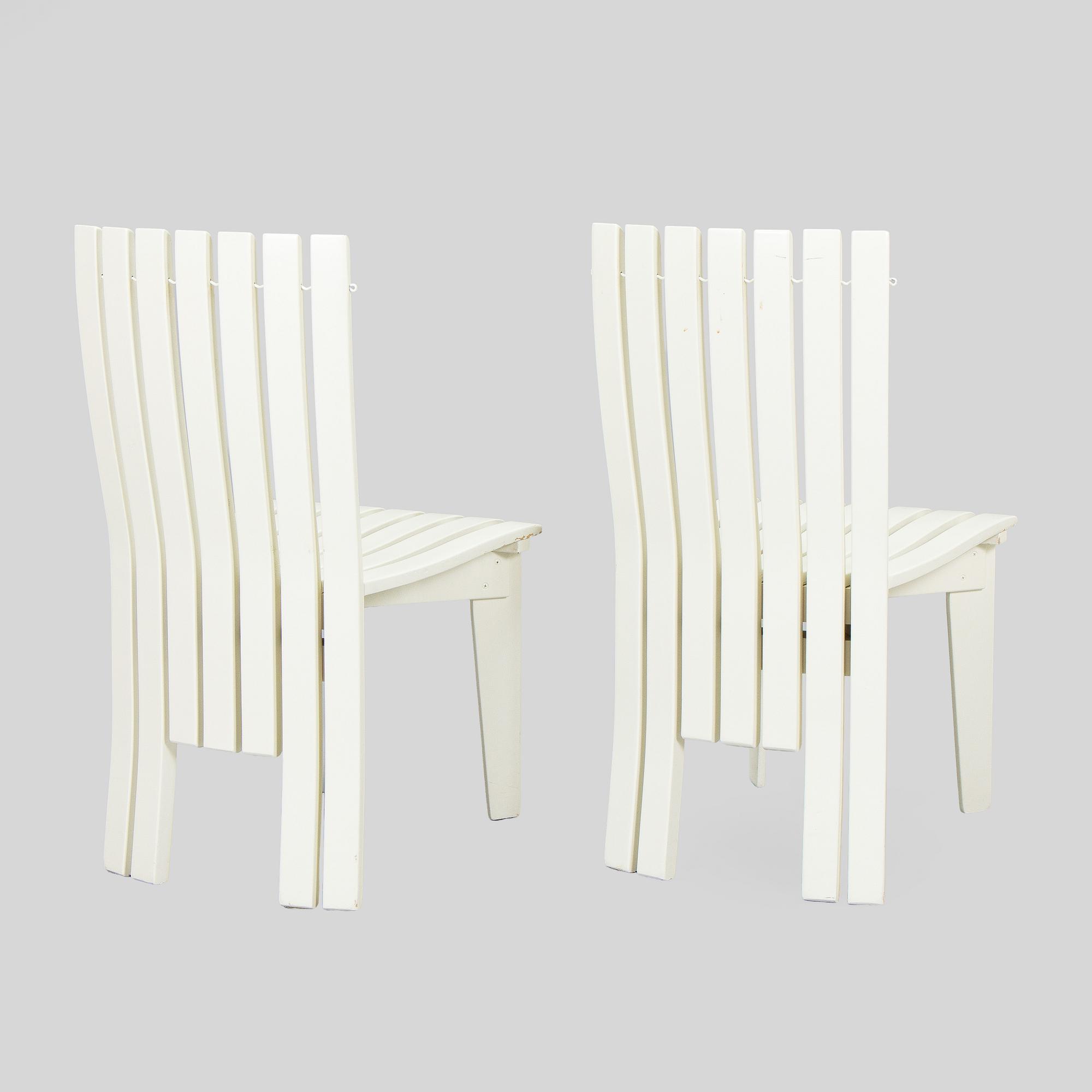 Alvar & Aino Aalto, trädgårdsmöblemang, 5 delar, "Aurinko"-serien, Artek 2000-tal.