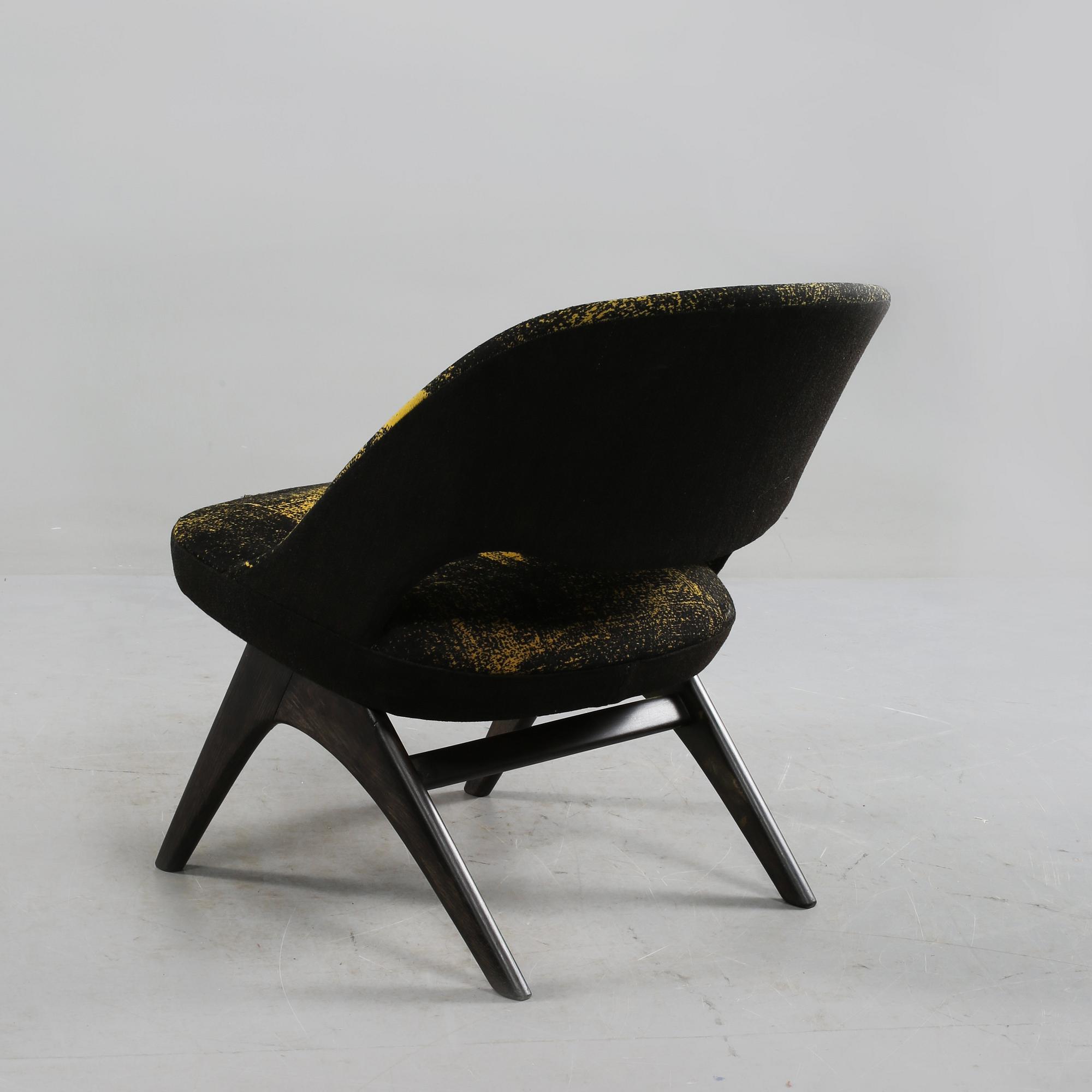 FÅTÖLJ, möjligen Gerhard van der Berg, 1900-talets tredje kvartal.