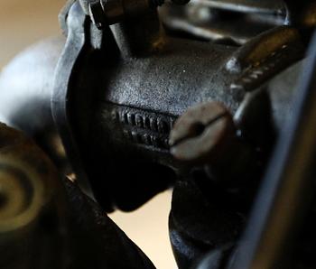 MOTORCYKEL MED SIDOVAGN, Harley Davidson, 1930, 750 cc.