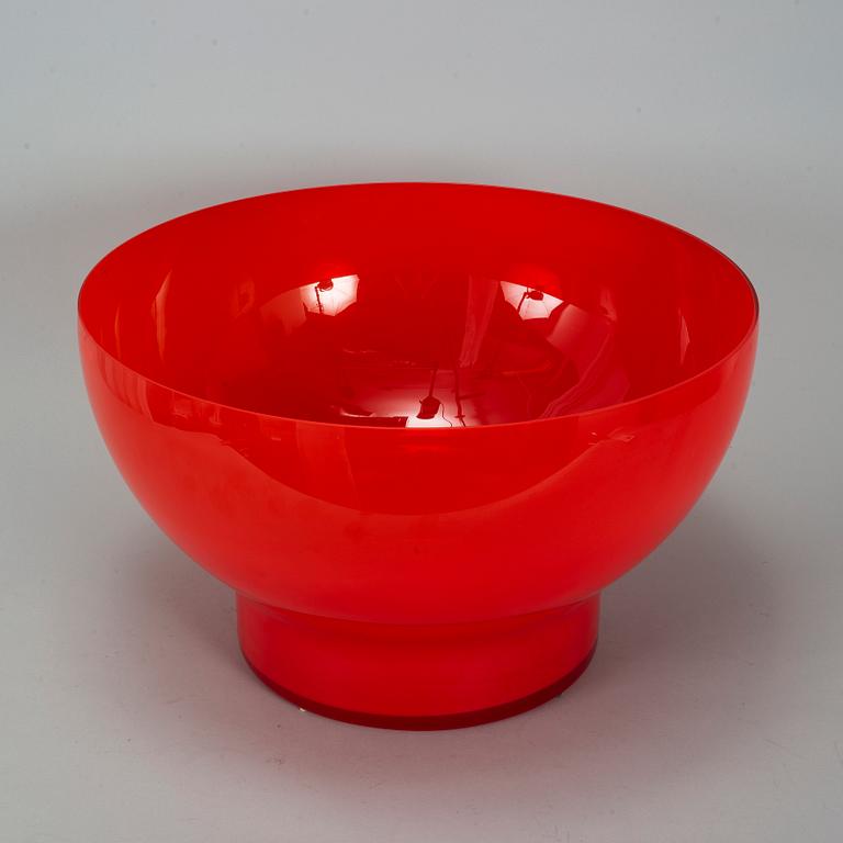 ANNE NILSSON, glass bowl, Kosta Boda, signed and numbered 1/5.