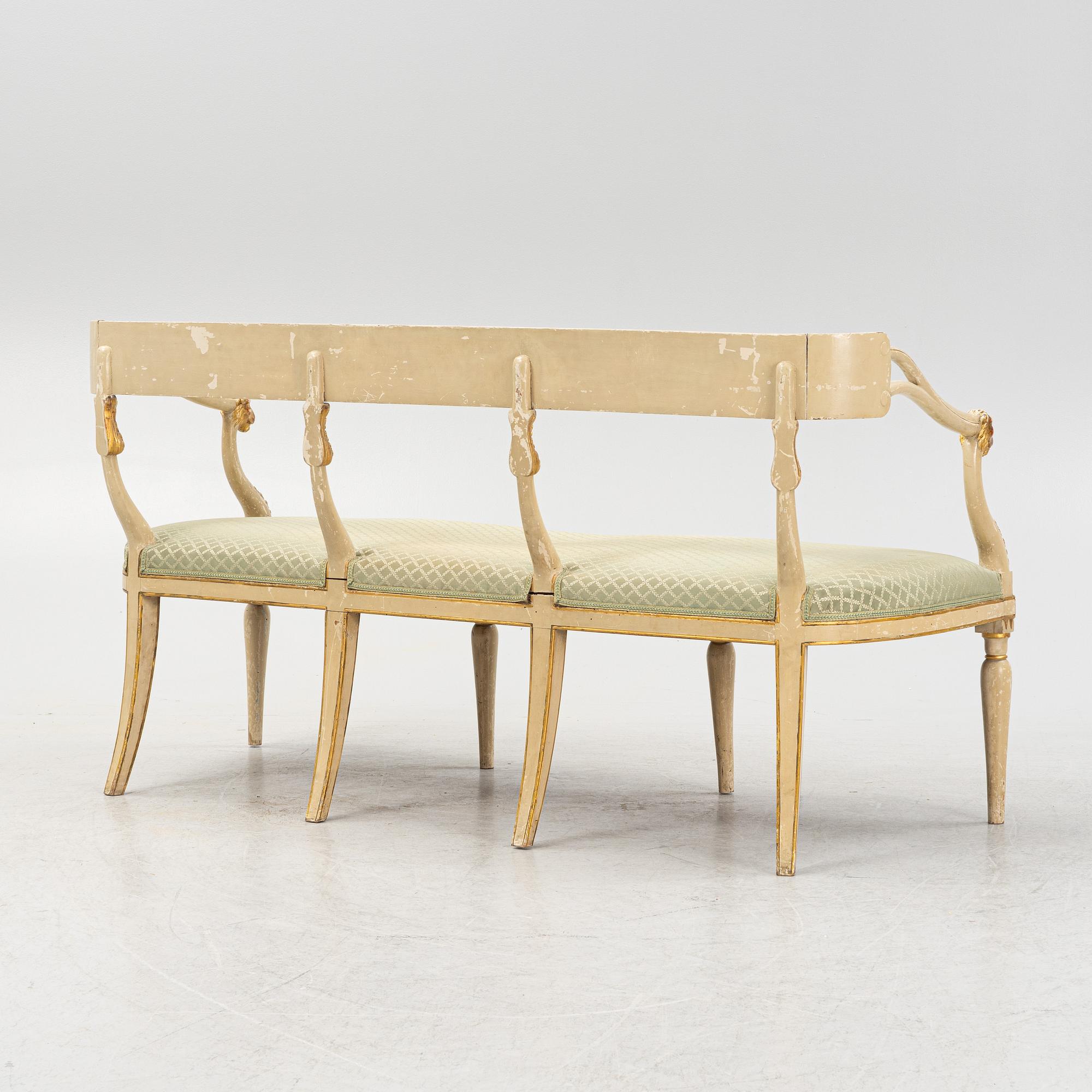 A sofa, 19th entury.