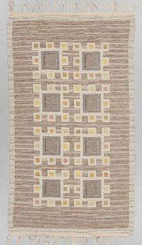 A CARPET, flat weave, around  214 x 121 cm.