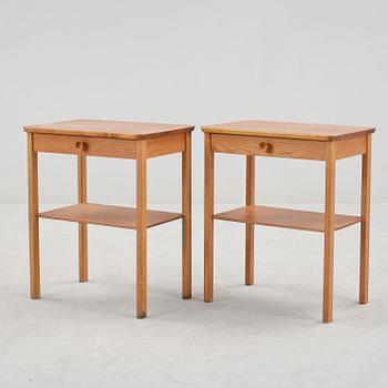 SÄNGBORD, ett par, 1950/60-tal.
