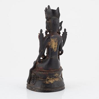 A bronze Bodhisattva, Ming dynasty.