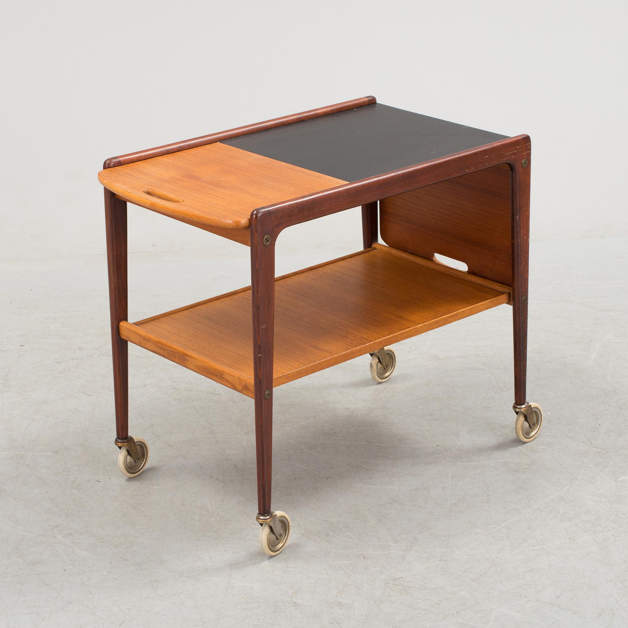 An YNGVE EKSTRÖM 'Thea' teak tea trolley, 1950's/60's.