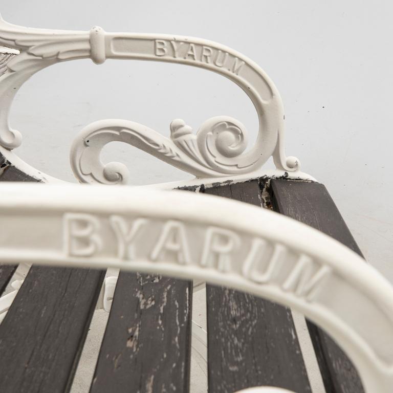 Trädgårdsmöbel 3 dlr Byarums bruk, 1900-talets andra hälft.