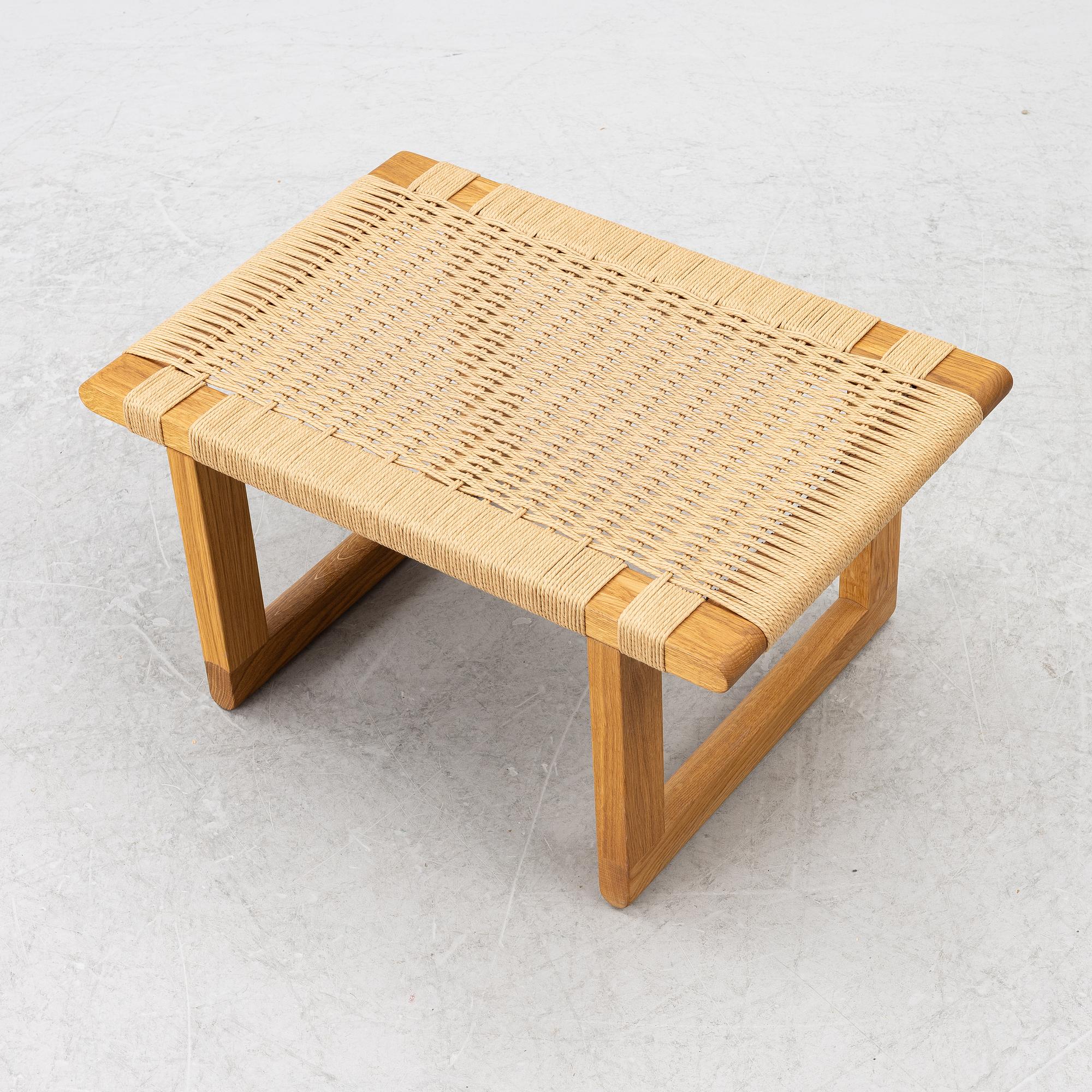 Hans J. Wegner, stool/side table, Carl Hansen & Søn, Denmark, contemporary.