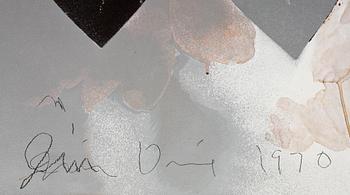 JIM DINE, screentryck på kartong, sign o dat 1970.