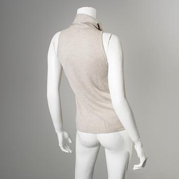 Two cashmere tops by Ralph Lauren.