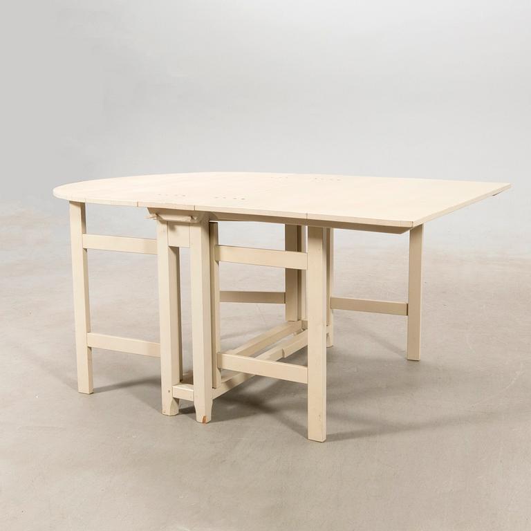 Drop-leaf table, "Bergslagen", from IKEA's 18th-century series, late 20th century.