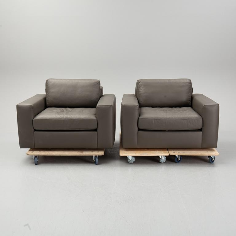 A pair of De Sede armchairs,
