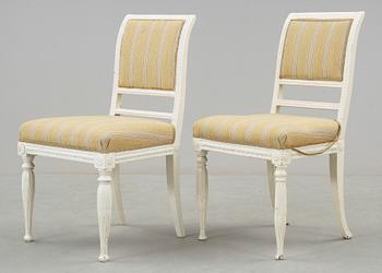 STOLAR, ett par, sengustavianska, 1800-talets början.