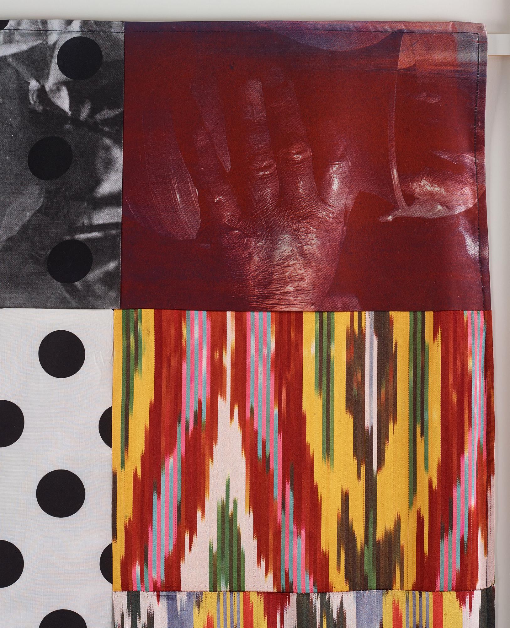 Robert Rauschenberg, "Samarkand Silks lV".