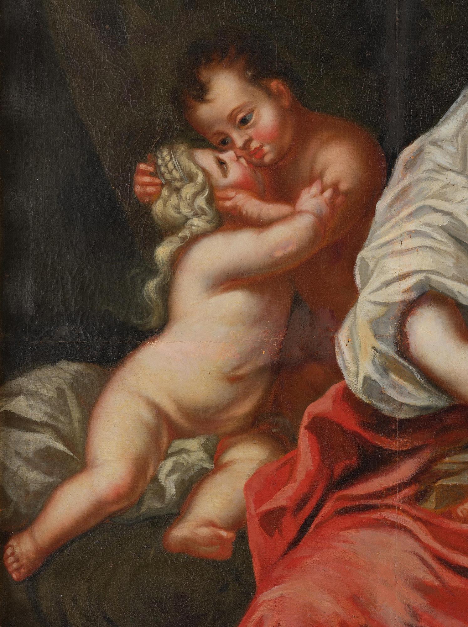 David Klöcker Ehrenstrahl, hans ateljé, Caritas, Allegori över kärleken.