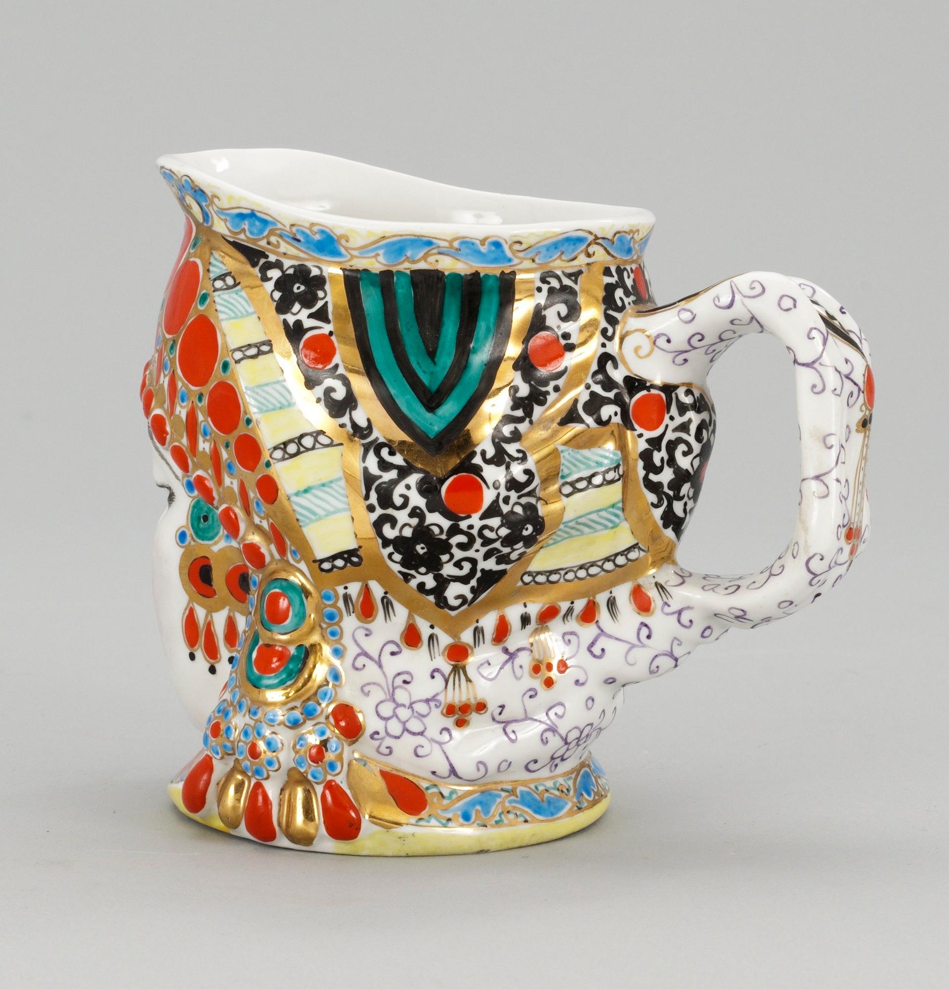 MUGG, porslin. Lomonosov, Ryssland, 1900-tal.