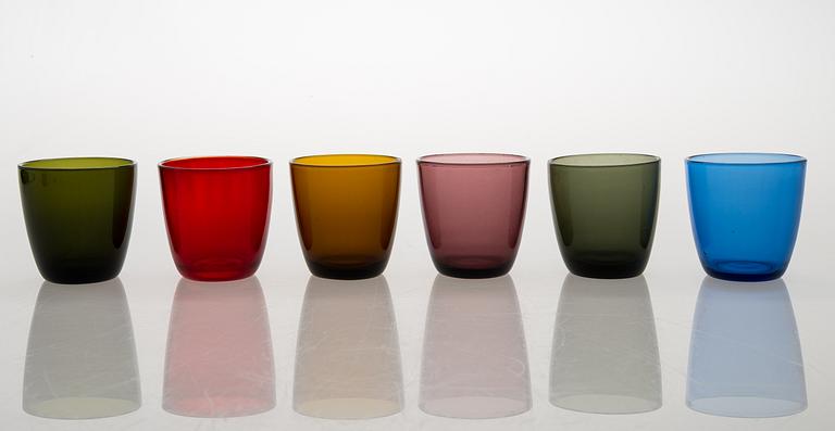 TAPIO WIRKKALA, DRICKSGLAS "4090", 14 st, glas. Iittala, mitten av 1900-talet.