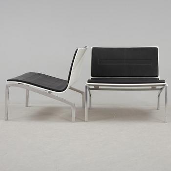 FÅTÖLJER, ett par, PL100/Lissoni, Piero Lissoni för Fritz Hansen, 2006.