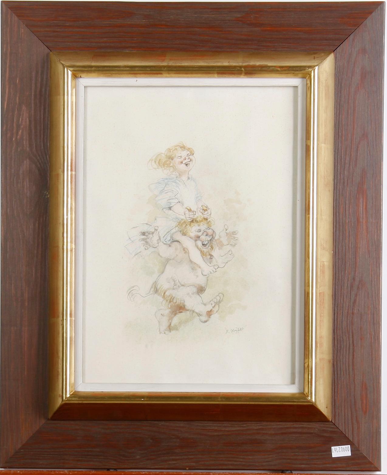 HÖGFELDT, ROBERT. Blandteknik, sign.