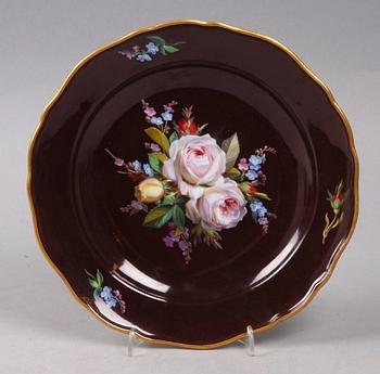 TALLRIK, porslin, Meissen omkring 1900.