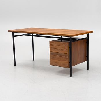 Knoll International, a desk, licensed manufacturing by Nordiska Kompaniet, Nyköping, 1960.