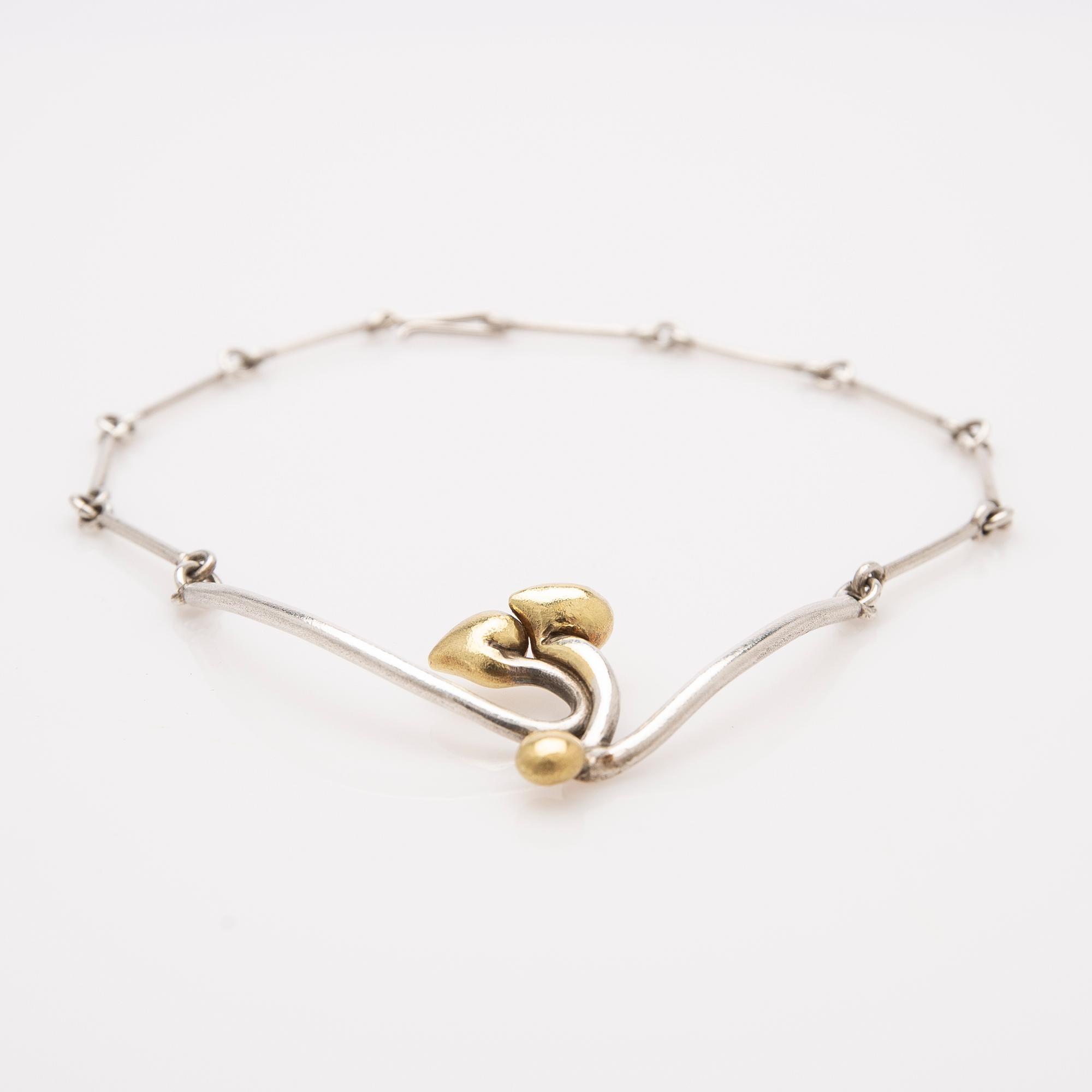 Ida Liedholm, Collier, sterlingsilver och 18k.
