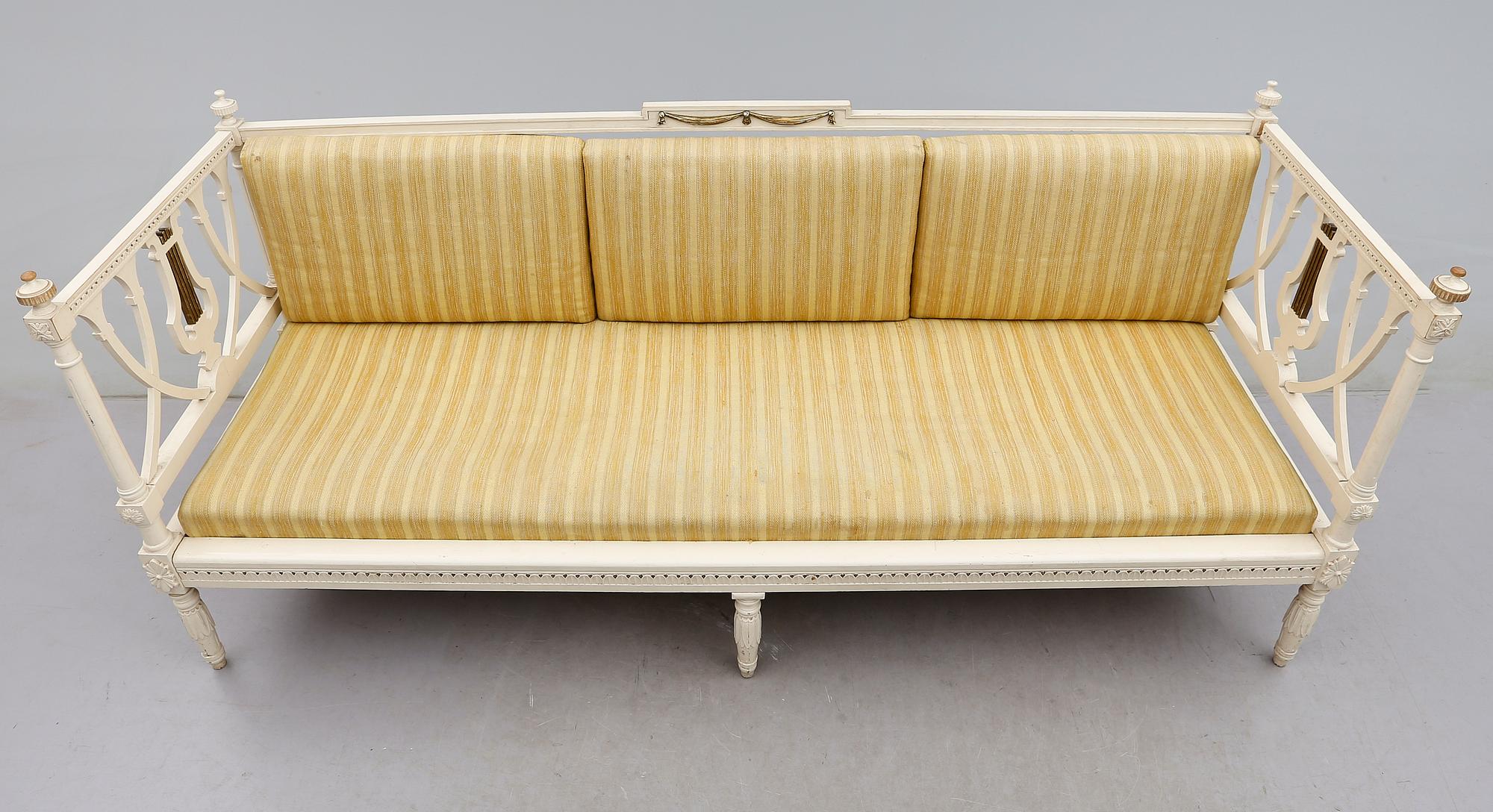 SOFFA, empirestil, 1900-talets första hälft.