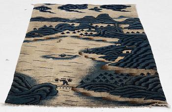 Matta, antik Baotou, norra Kina, ca 169 x 88 cm.