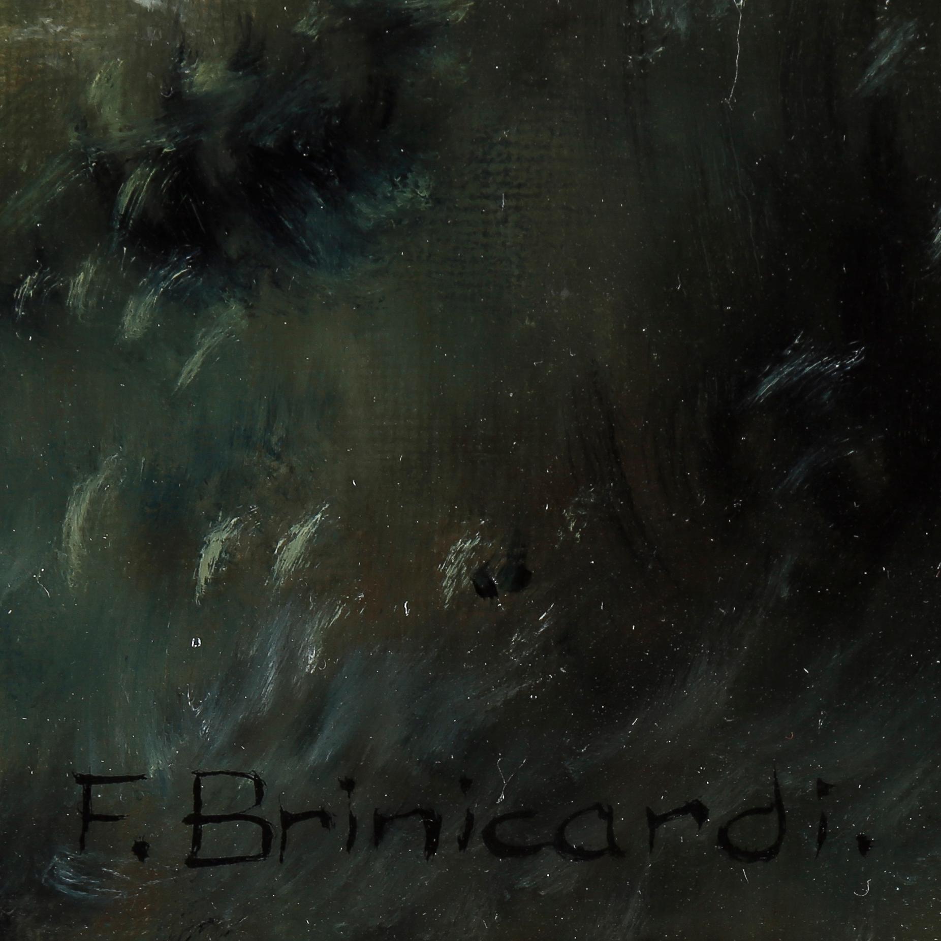 NIELS WALSETH, olja på duk, signerad med pseudonym F Brinicardi.