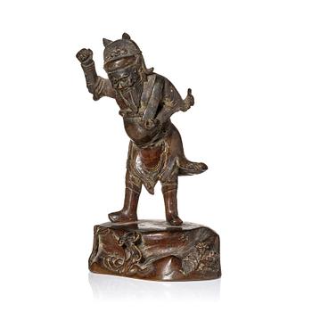 Skulptur, brons. Mingdynastin (1368-1644).
