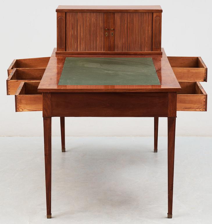 A late Gustavian late 18th century writing table.