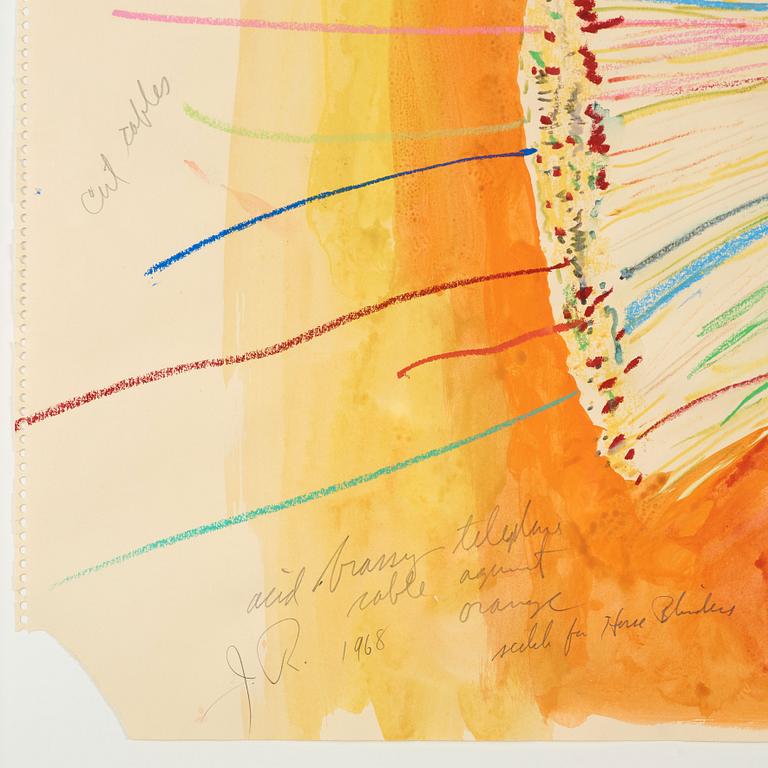 James Rosenquist, "Sketch for Horse Blinders".